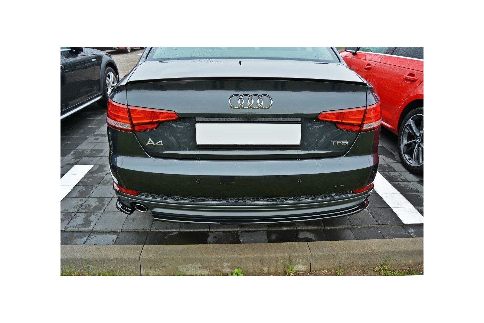 Przedłużenie Spoilera Audi A4 S-Line B9 Sedan