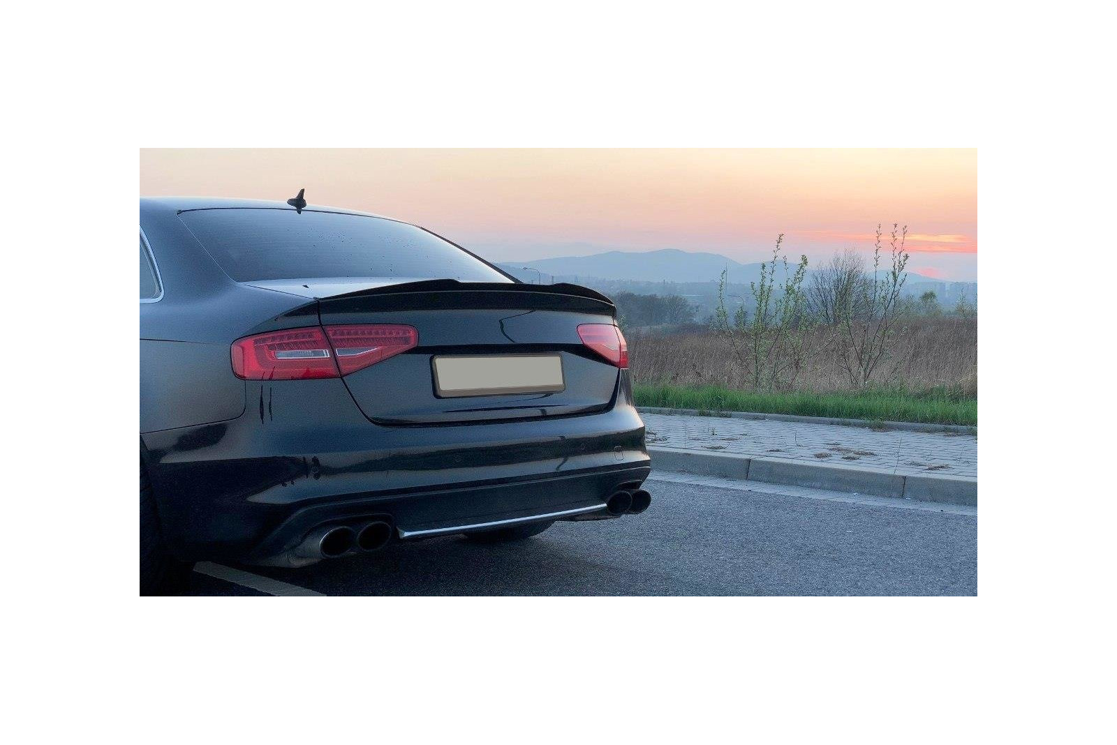 Przedłużenie Spoilera Audi S4 B8 FL Sedan