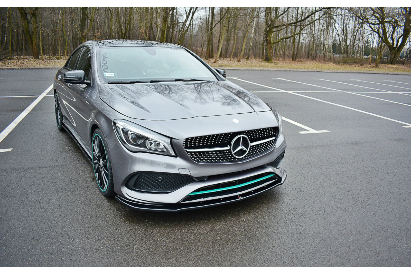 SPLITTER PRZEDNI V.1 MERCEDES-BENZ CLA C117 AMG-LINE FACELIFT