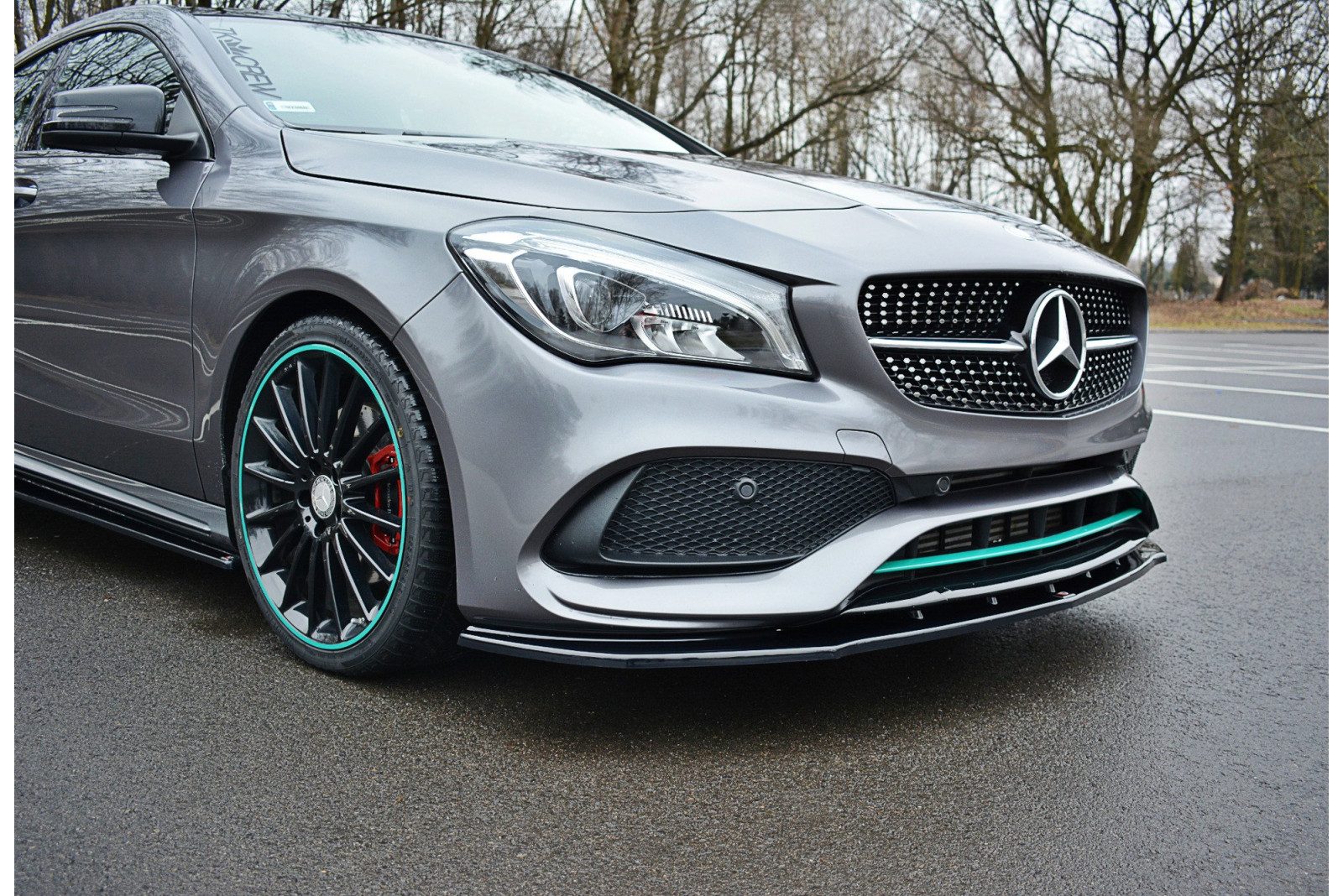 SPLITTER PRZEDNI V.1 MERCEDES-BENZ CLA C117 AMG-LINE FACELIFT