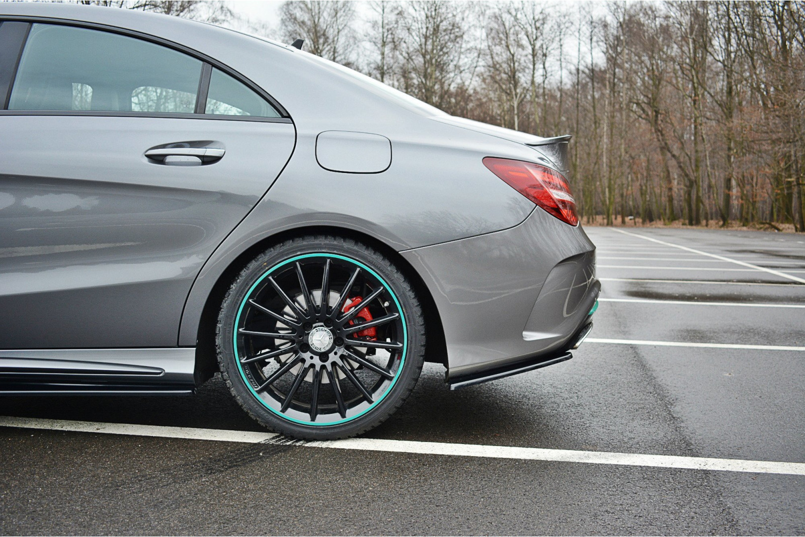 SPLITTERY TYLNE BOCZNE MERCEDES-BENZ CLA C117 AMG-LINE FACELIFT