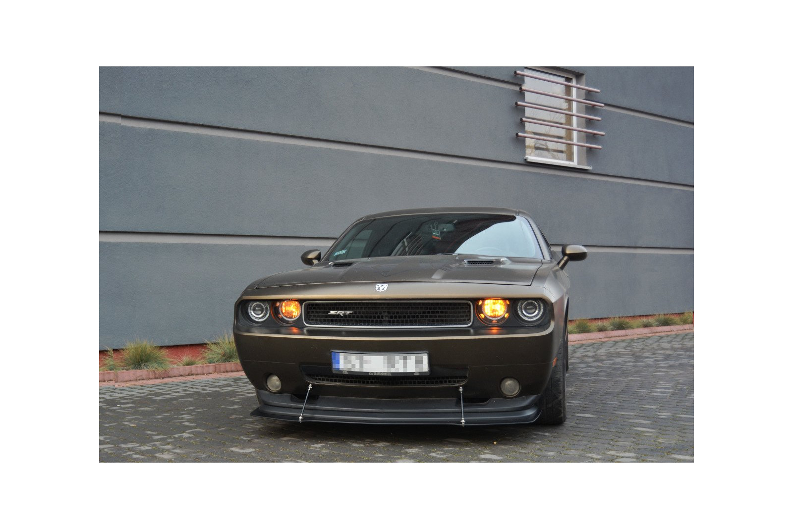 SPLITTER PRZEDNI HYBRYDOWY V.1 DODGE CHALLENGER MK3. PHASE-I SRT8 COUPE