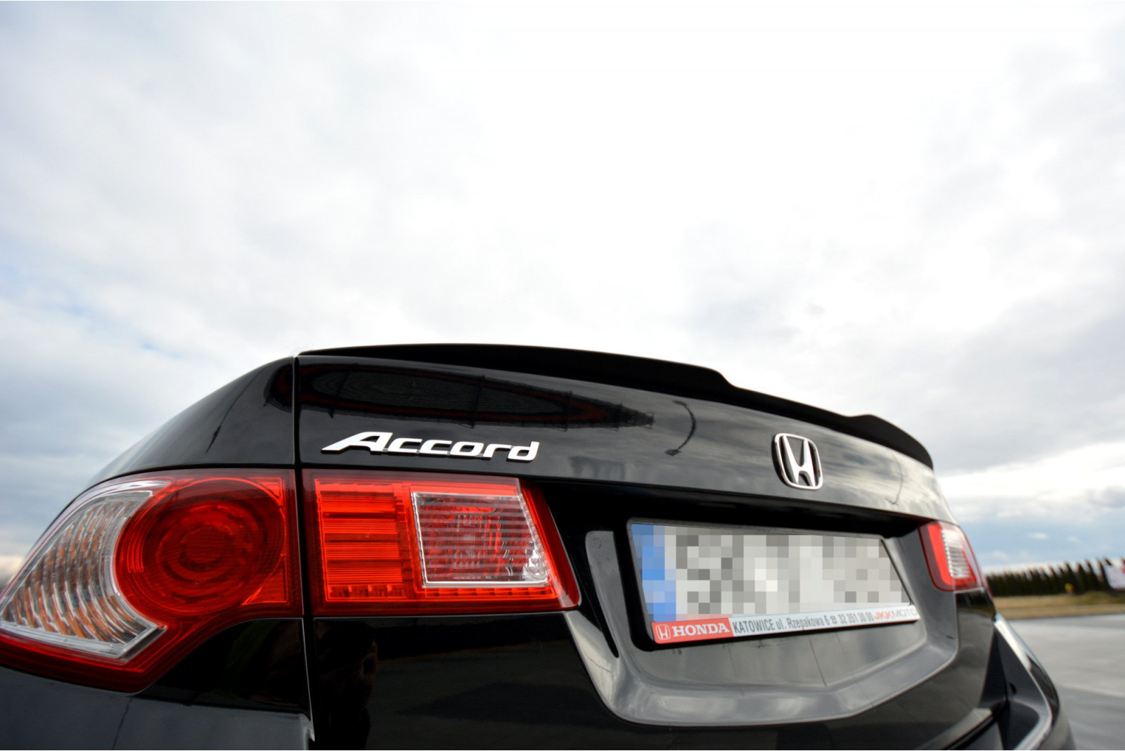 SPOILER TYLNY HONDA ACCORD MK8. (CU-SERIES) PRZEDLIFT SEDAN