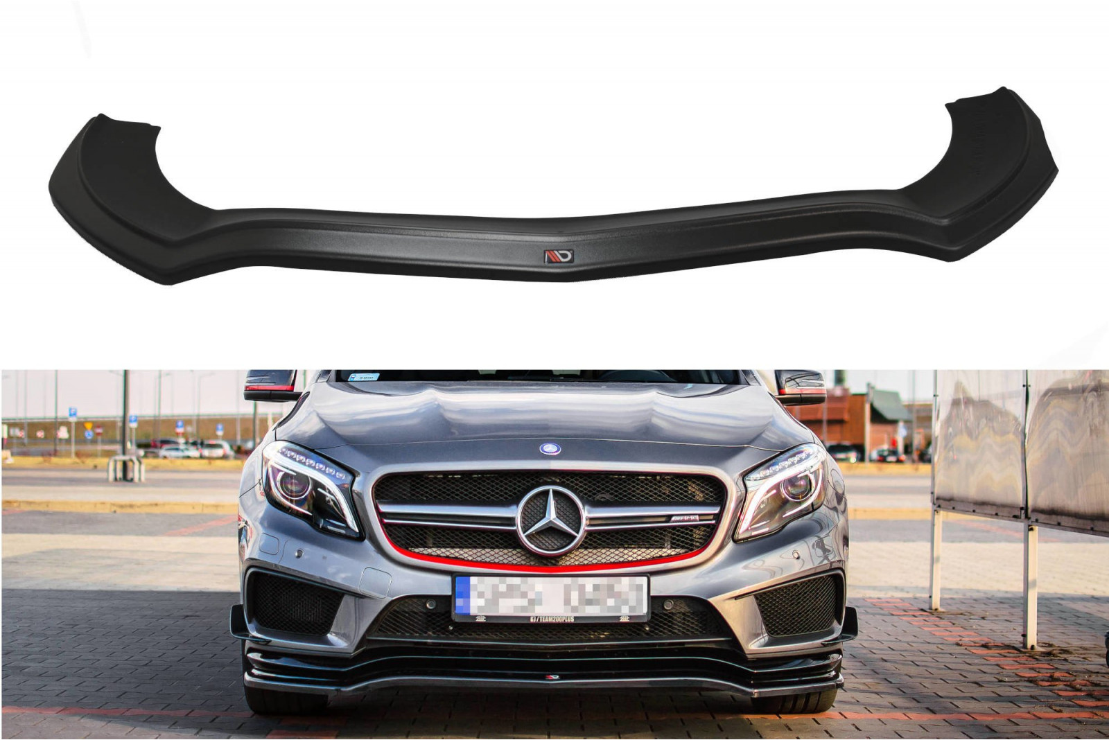 SPLITTER PRZEDNI MERCEDES-BENZ GLA 45 AMG SUV (X156) PRZEDLIFT 