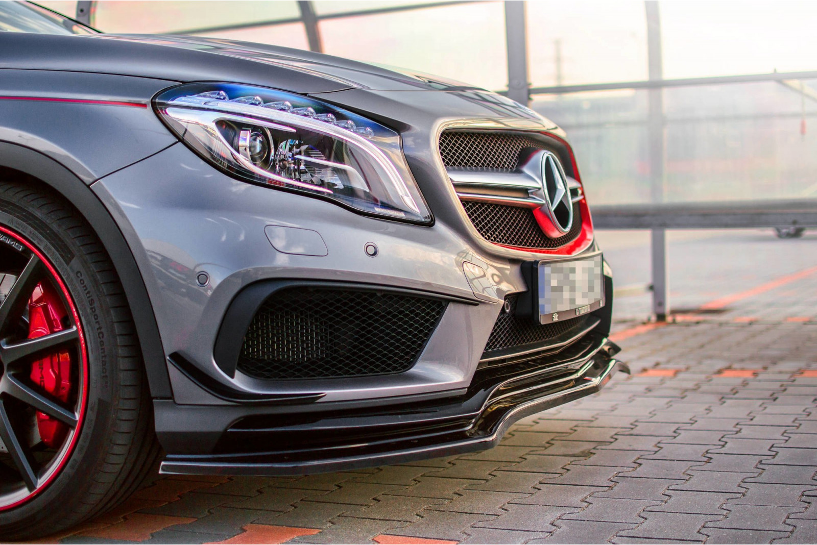 SPLITTER PRZEDNI MERCEDES-BENZ GLA 45 AMG SUV (X156) PRZEDLIFT 