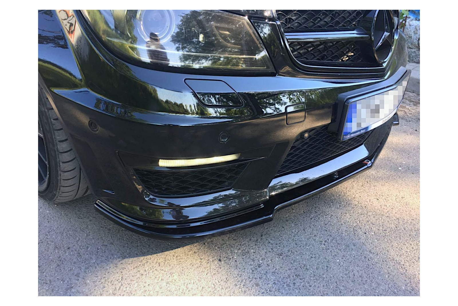 SPLITTER PRZEDNI MERCEDES-BENZ AMG C63 W204 FACELIFT