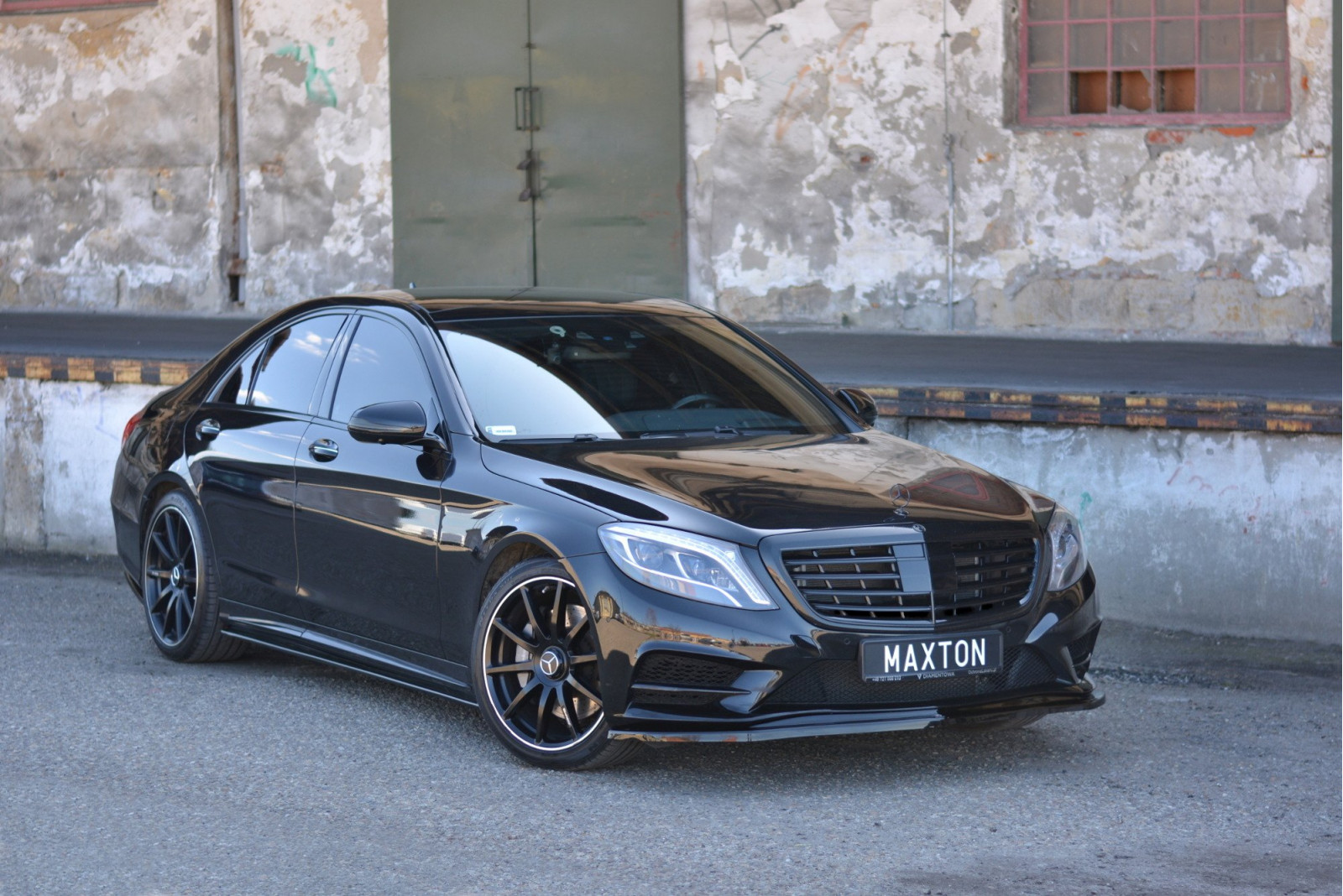 SPLITTER PRZEDNI V.1 MERCEDES-BENZ S-CLASS AMG-LINE W222