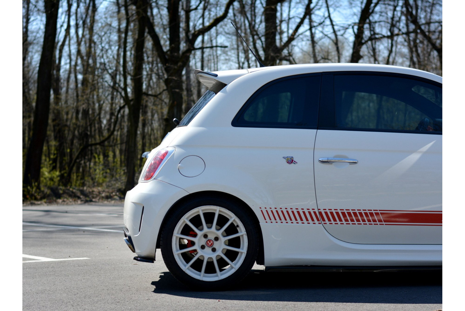 SPOILER TYLNY FIAT 500 ABARTH MK1