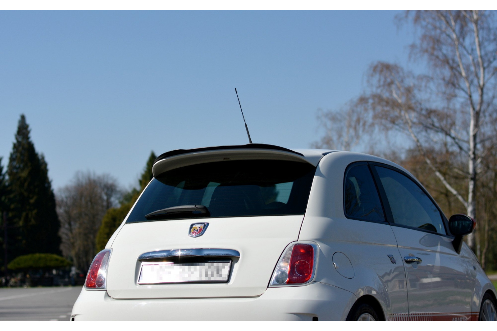 SPOILER TYLNY FIAT 500 ABARTH MK1