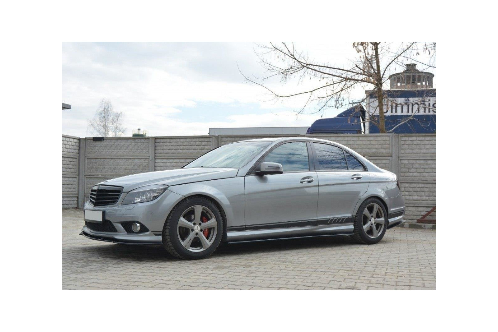 Dokładki Progów Mercedes C-Class W204 AMG-Line Przedlift