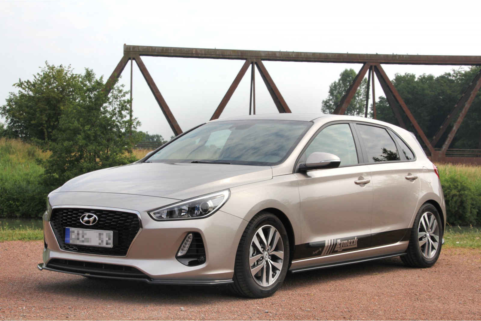 SPLITTER PRZEDNI V.1 HYUNDAI I30 MK3 HATCHBACK