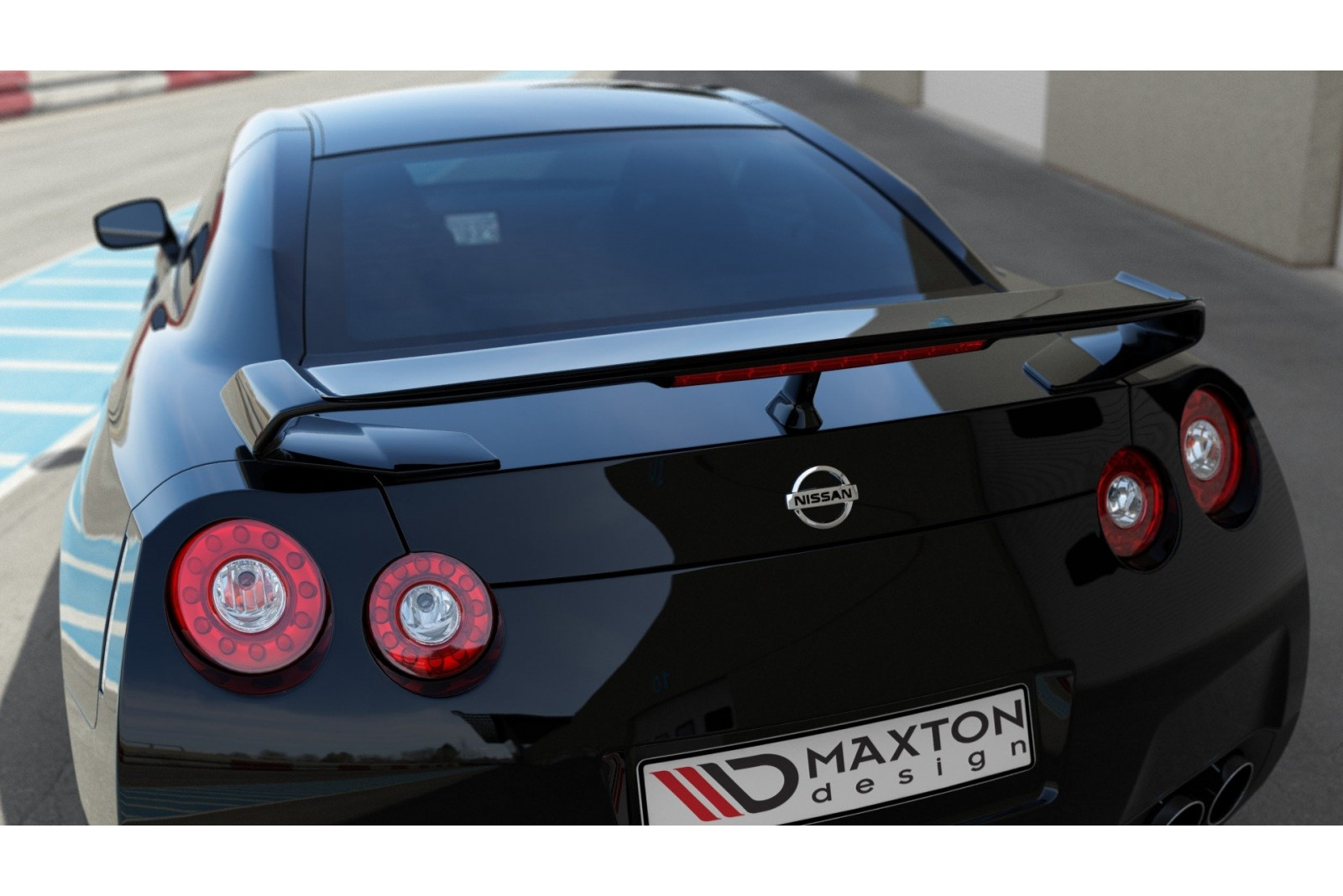 SPOILER TYLNY NISSAN GT-R PRZEDLIFT COUPE (R35-SERIES)