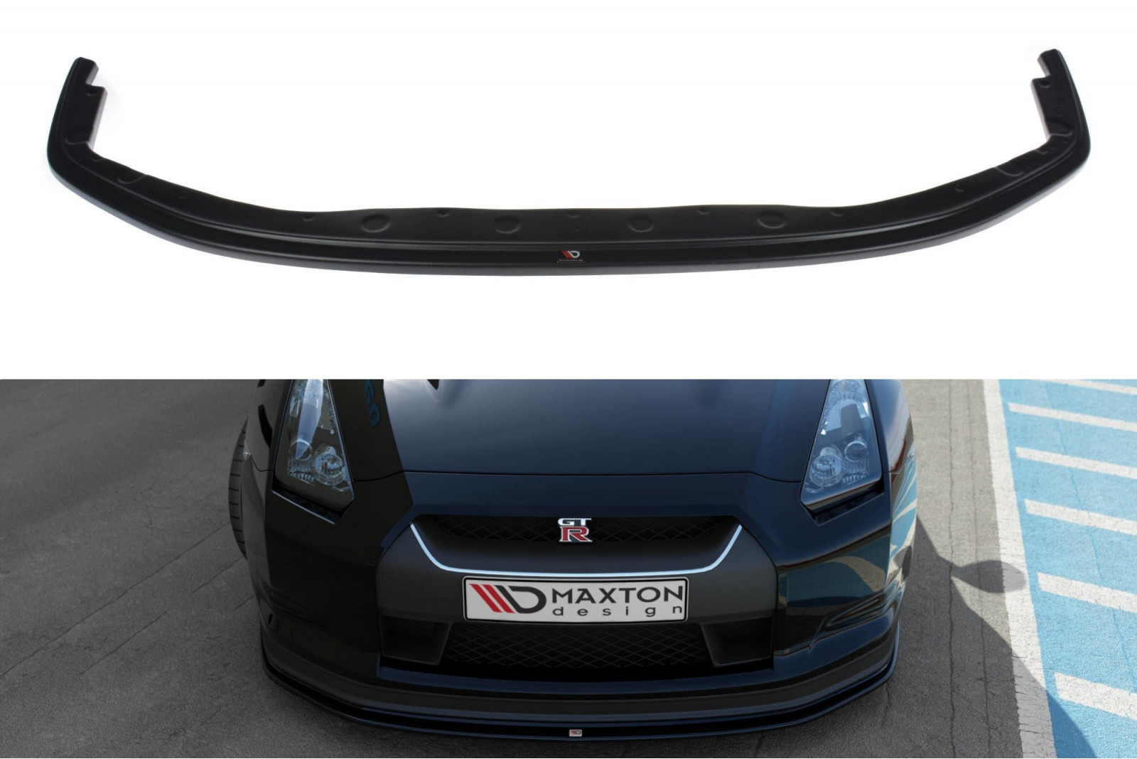 SPLITTER PRZEDNI V.2 NISSAN GT-R PRZEDLIFT COUPE (R35-SERIES)