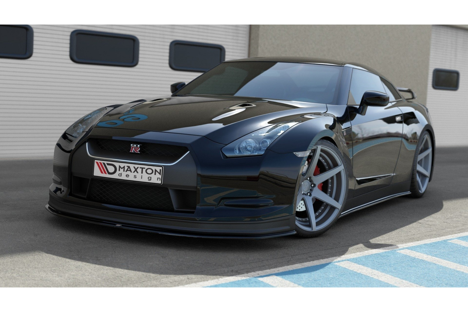 SPLITTER PRZEDNI V.2 NISSAN GT-R PRZEDLIFT COUPE (R35-SERIES)