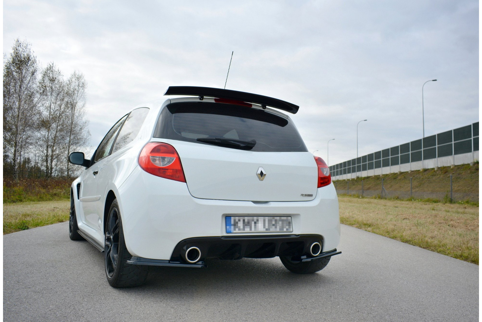 Splittery tylne boczne RENAULT CLIO MK3 RS Facelift