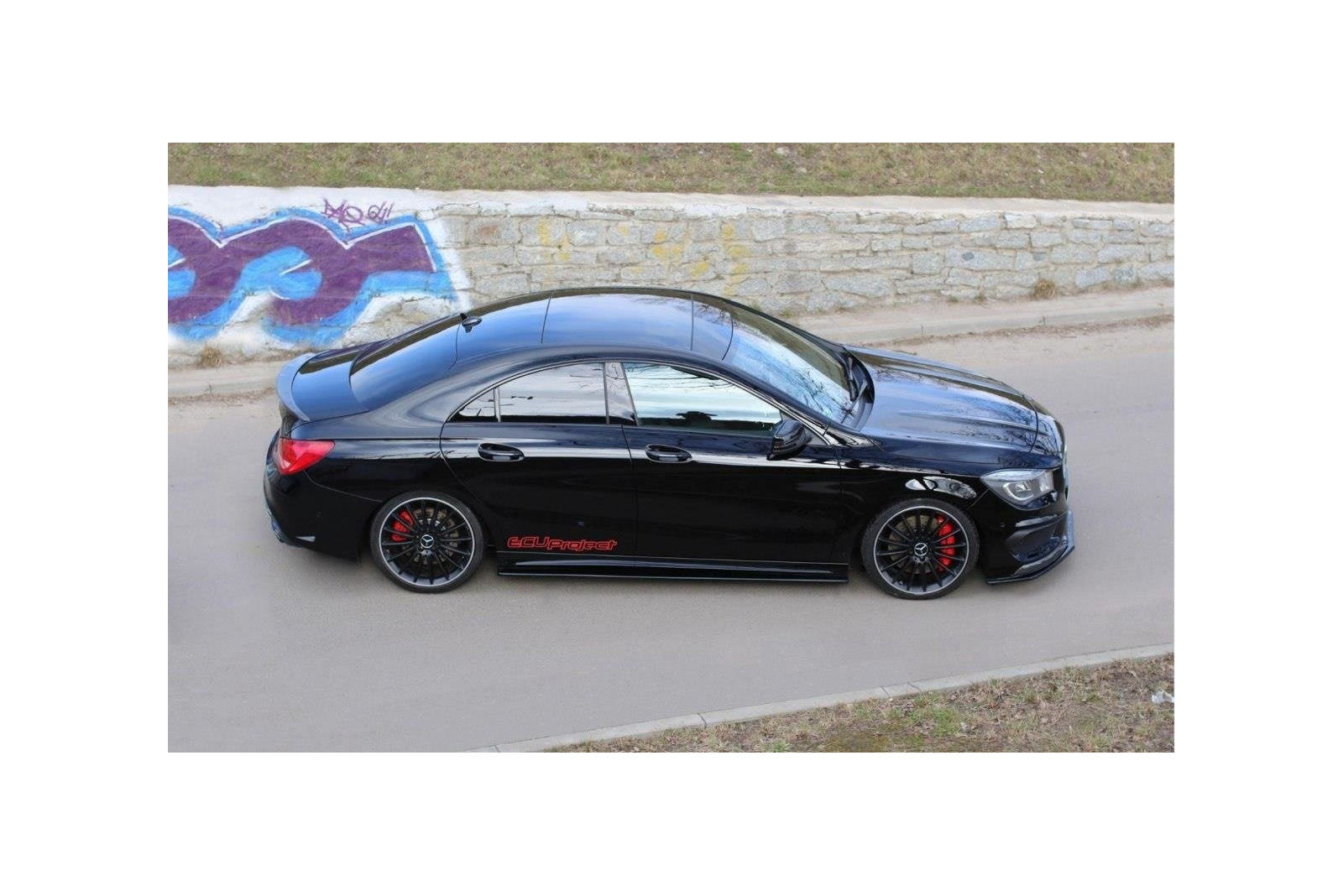 Dokładki Progów Mercedes CLA 45 AMG C117/A45 AMG W176 Przedlift